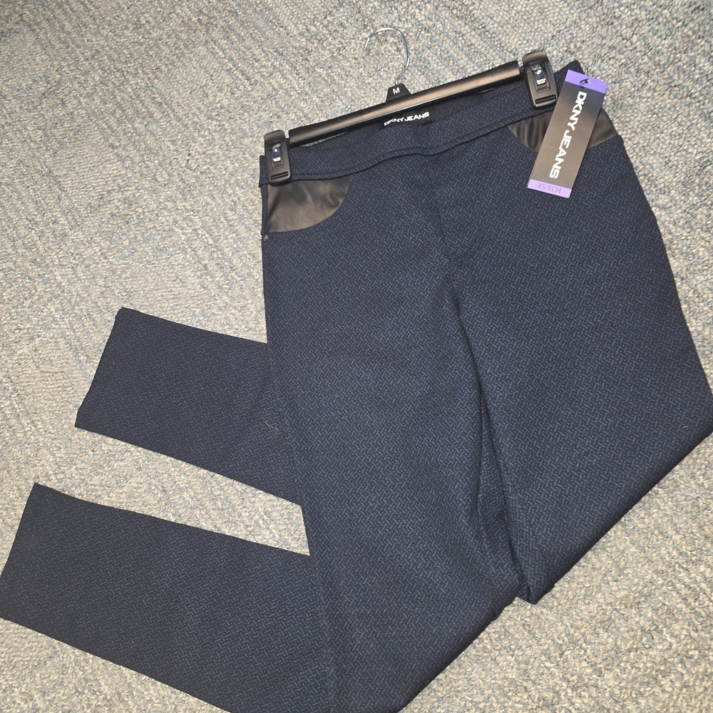 NWT Dkny Navy Stretch Dress Pants